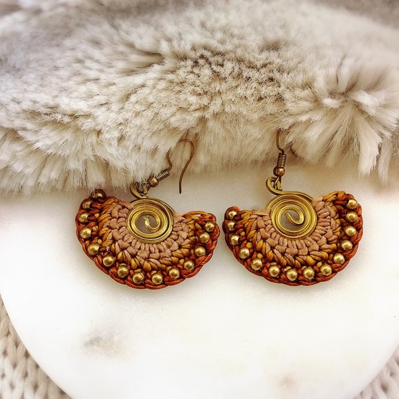 Jewelry - BOHO Brown Earring